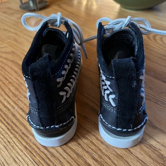 Sebago Womens  Shoes 7.5 Apache DockSide Leather Ankle Boot Shoe, Blue - Picture 7 of 11